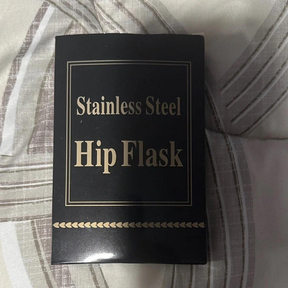 Black Stainless Steel Flask